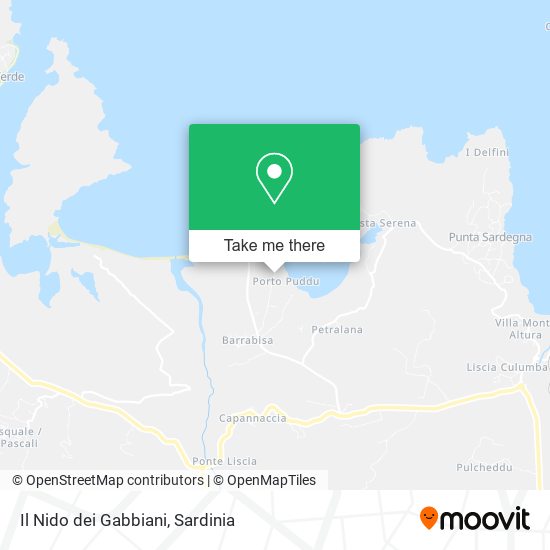 Il Nido dei Gabbiani map