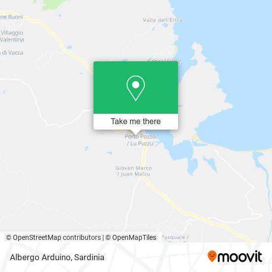 Albergo Arduino map