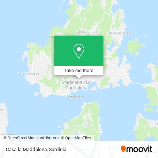 Casa la Maddalena map