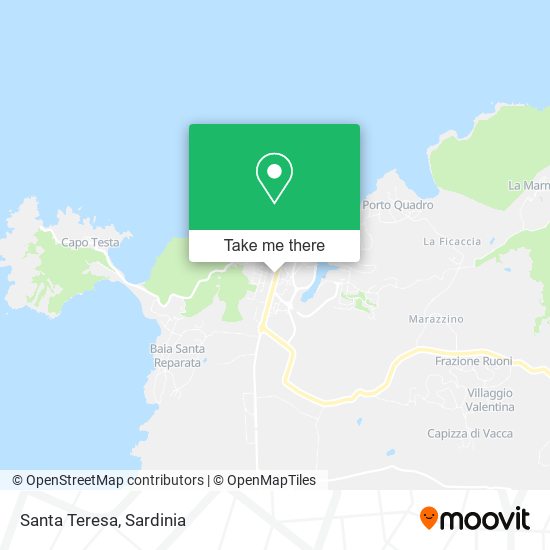 Santa Teresa map