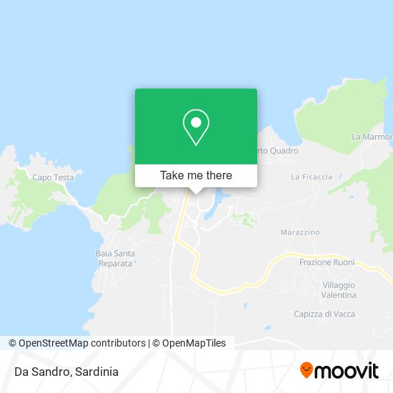 Da Sandro map