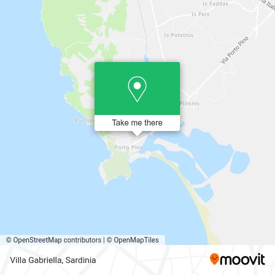 Villa Gabriella map