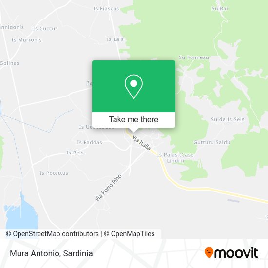 Mura Antonio map