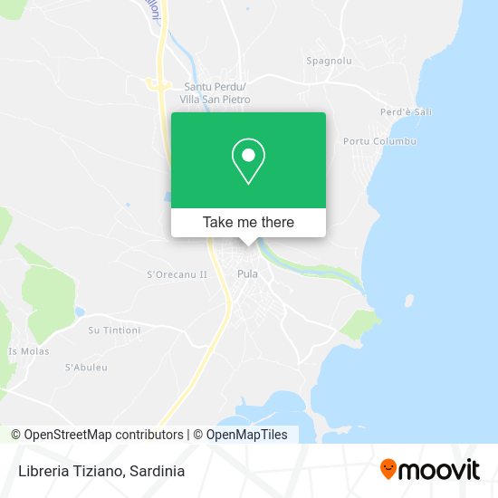 Libreria Tiziano map