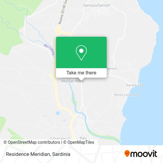 Residence Meridian map