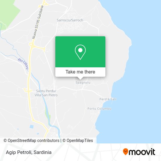 Agip Petroli map