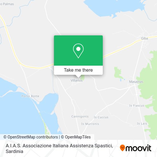A.I.A.S. Associazione Italiana Assistenza Spastici map