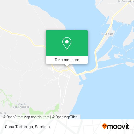 Casa Tartaruga map