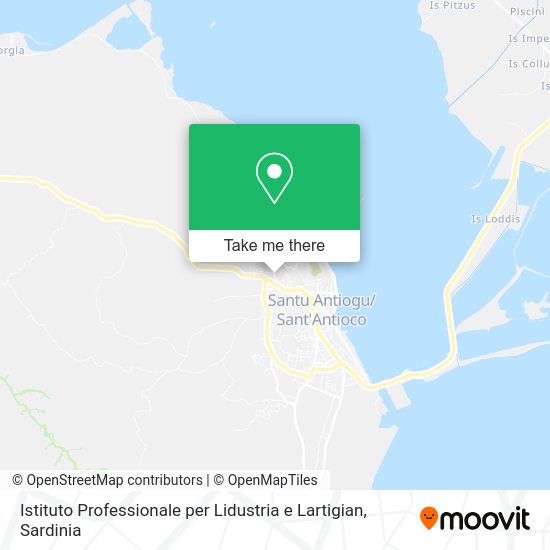 Istituto Professionale per Lidustria e Lartigian map