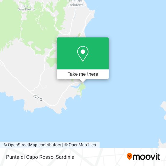 Punta di Capo Rosso map