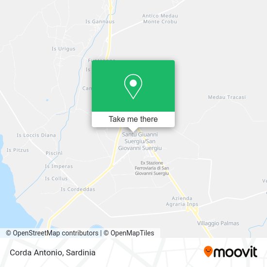 Corda Antonio map
