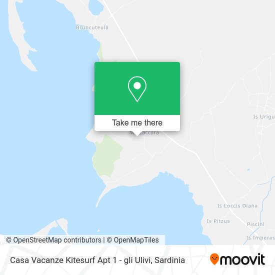 Casa Vacanze Kitesurf Apt 1 - gli Ulivi map