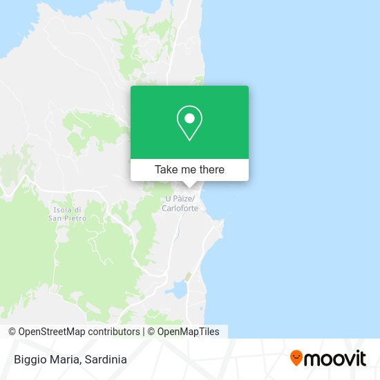 Biggio Maria map