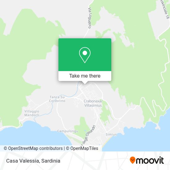 Casa Valessia map