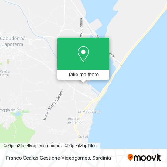 Franco Scalas Gestione Videogames map