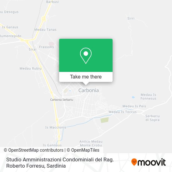 Studio Amministrazioni Condominiali del Rag. Roberto Forresu map