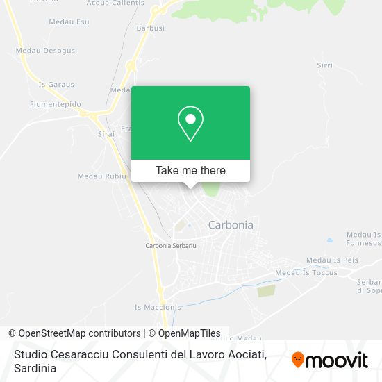 Studio Cesaracciu Consulenti del Lavoro Aociati map