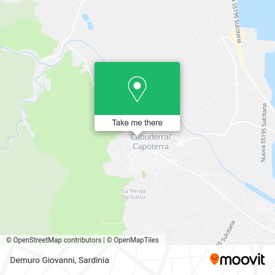 Demuro Giovanni map