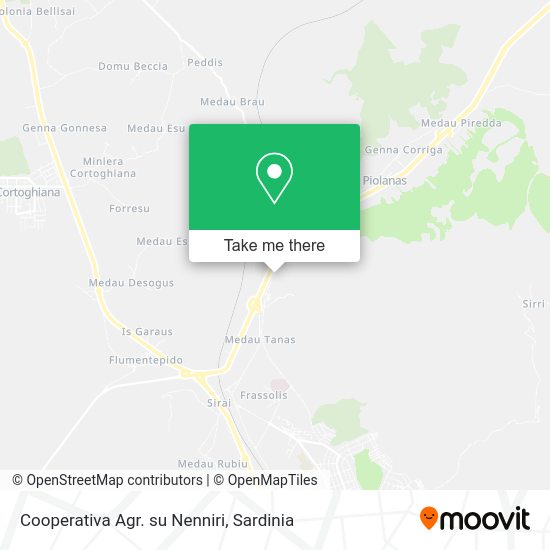 Cooperativa Agr. su Nenniri map