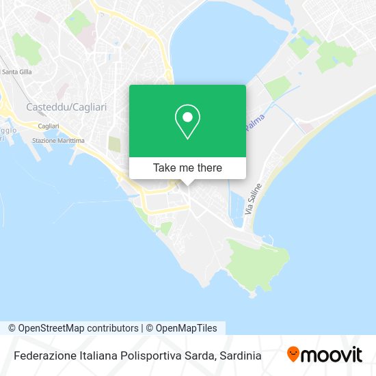 Federazione Italiana Polisportiva Sarda map