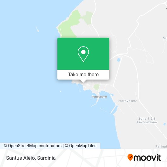 Santus Aleio map