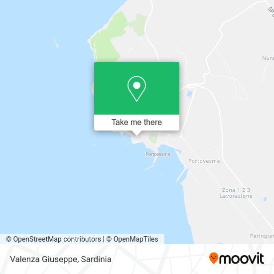 Valenza Giuseppe map