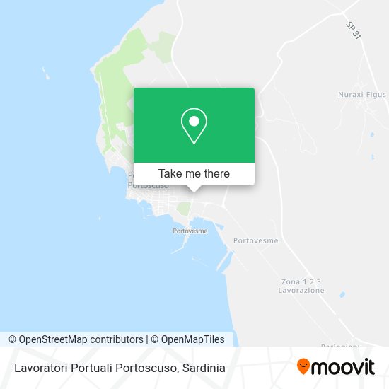 Lavoratori Portuali Portoscuso map