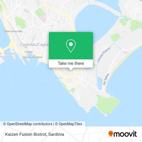 Kaizen Fusion Bistrot map
