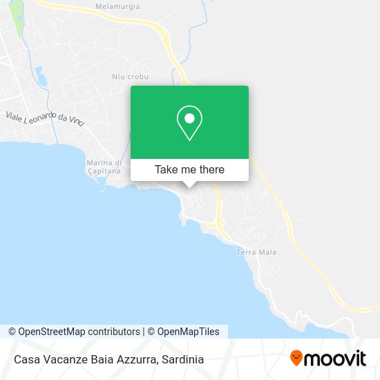 Casa Vacanze Baia Azzurra map