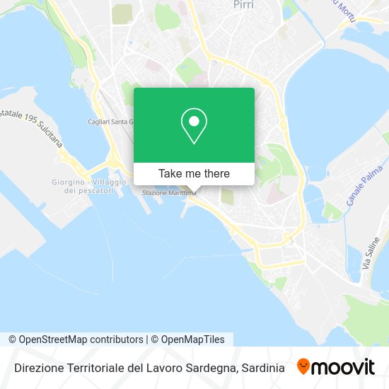 Direzione Territoriale del Lavoro Sardegna map