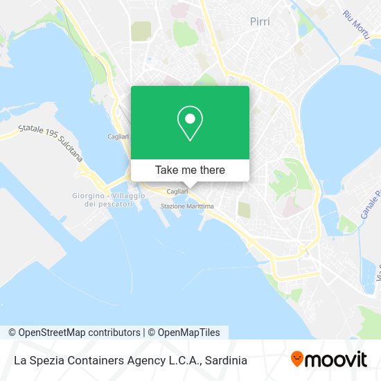 La Spezia Containers Agency L.C.A. map