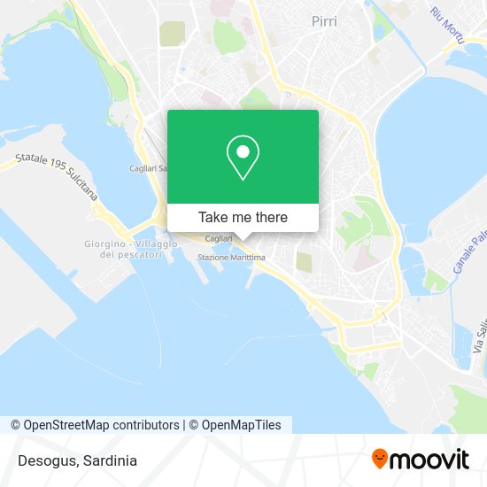 Desogus map