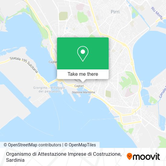 Organismo di Attestazione Imprese di Costruzione map