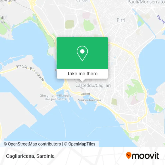 Cagliaricasa map