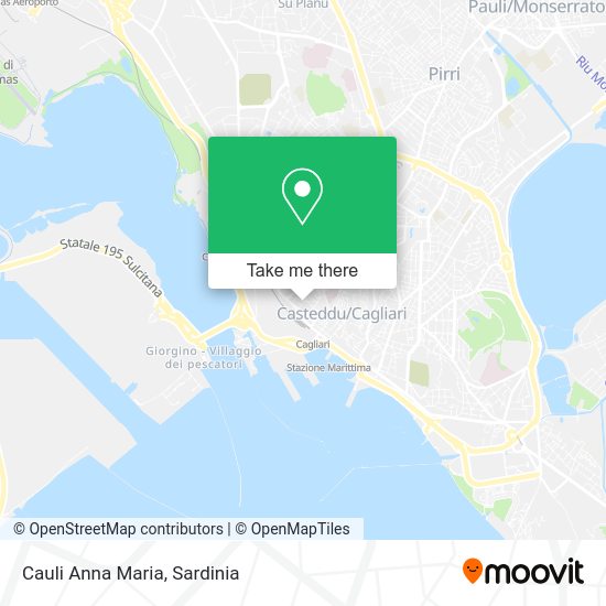 Cauli Anna Maria map