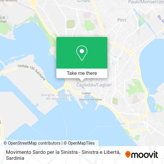 Movimento Sardo per la Sinistra - Sinistra e Libertà map