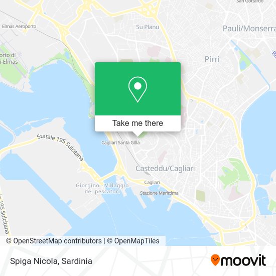 Spiga Nicola map