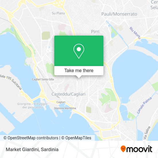 Market Giardini map