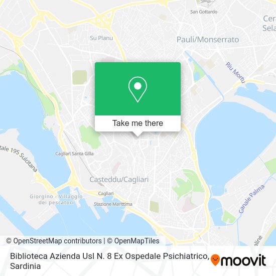 Biblioteca Azienda Usl N. 8 Ex Ospedale Psichiatrico map
