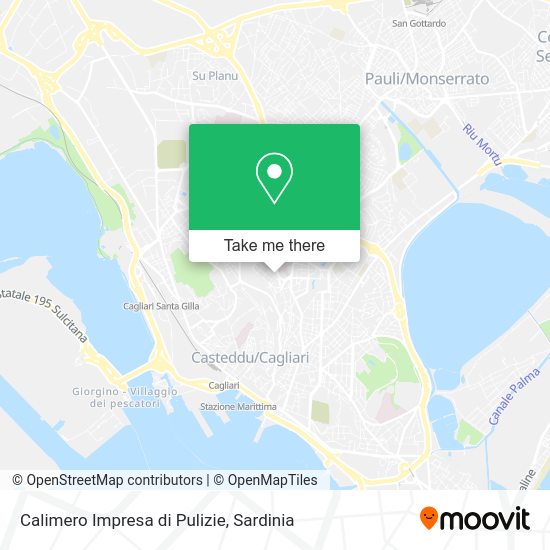 Calimero Impresa di Pulizie map