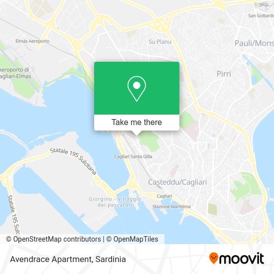 Avendrace Apartment map
