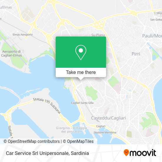 Car Service Srl Unipersonale map