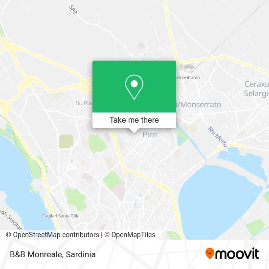 B&B Monreale map