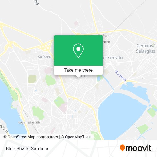 Blue Shark map