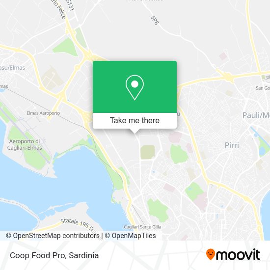 Coop Food Pro map