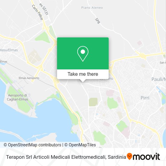 Terapon Srl Articoli Medicali Elettromedicali map