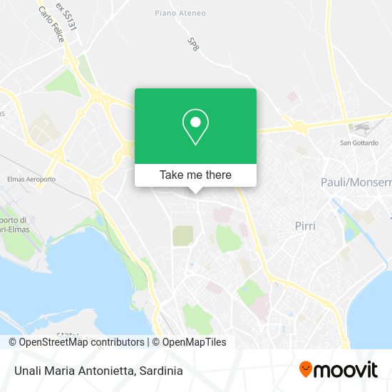 Unali Maria Antonietta map