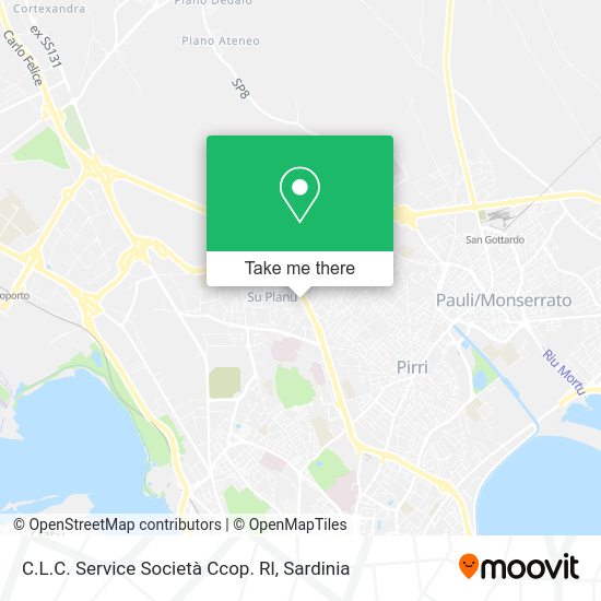 C.L.C. Service Società Ccop. Rl map