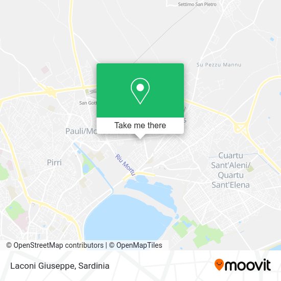 Laconi Giuseppe map