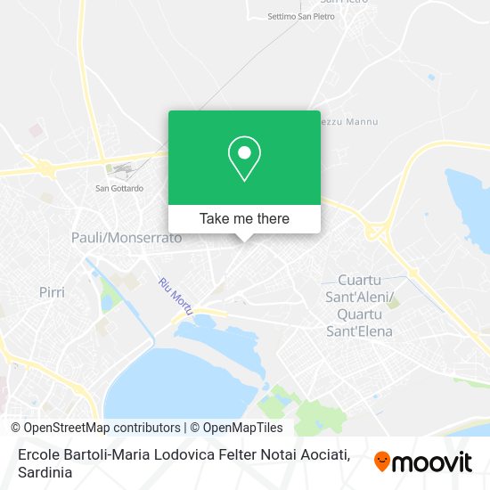 Ercole Bartoli-Maria Lodovica Felter Notai Aociati map